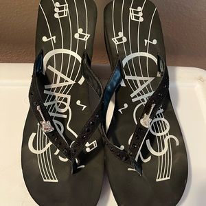 Carlos by Carlos heeled wedge sandals!